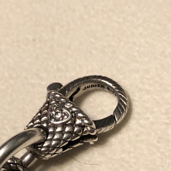 JUDITH RIPKA HEART LOCK & KEY DIAMONIQUE BRACELET - Picture 5 of 8